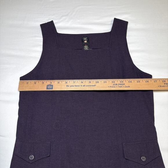 American Eagle Womens 8 Sleeveless Structured Tank Dress Sheath Square Neck EUC - Picture 5 of 15